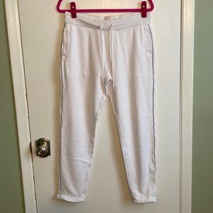 Armani Exchange size M white sweatpants
